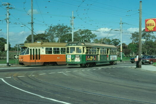Trams 43 & 1023 in St Georges Road