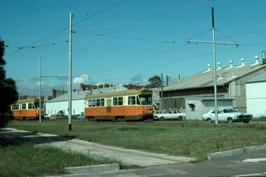 Trams 5 & 92 at Preston Workshops