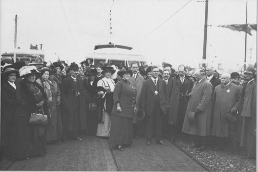 Official opening of Malvern to Kew PMTT line