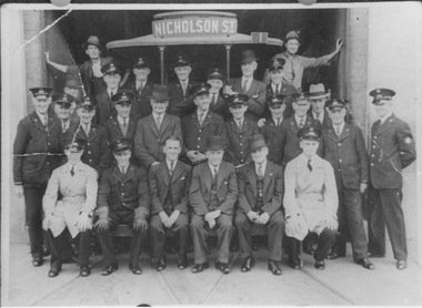 Nicholson Street car house staff
