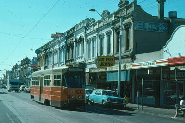 Slide - Melbourne tram operations - Z and W classes - set of 12, Warren Doubleday, 28/4/1977