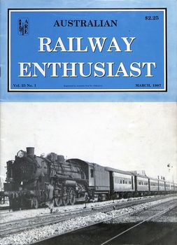 Australian Railway Enthusiast - cover
