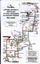 Bus route map for Latrobe University, Northland, West Heidelberg, and Eastern Freeway. The map details bus numbers and routes including those for the City.