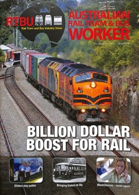 Australian rail tram & bus worker - Winter 2010 - cover