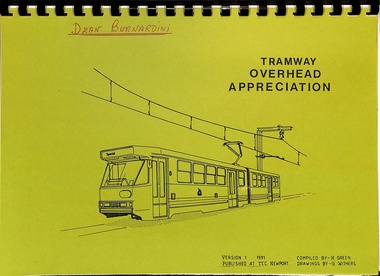 "Tramway Overhead Appreciation" - cover