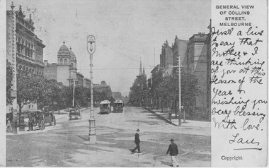 General View of Collins Street Melbourne