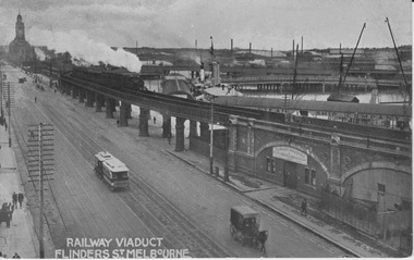Railway Viaduct Flinders St Melbourne 