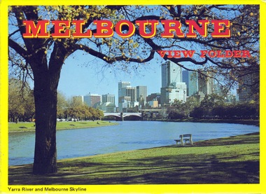 Postcard - Melbourne View Folder, Murphett Pty Ltd, c1970