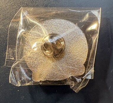 Rear showing the type of pin