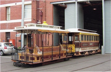 Cable tram set Hawthorn Depot