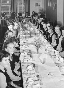 Photograph - Students celebrating the Feast of the Sacred Heart C1970