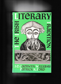 Book, J.E. Caerwyn Williams, The Irish literary tradition, 1992