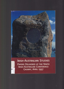 Book, Tadhg Foley, Irish-Australian Studies: Papers delivered at the ninth Irish-Australian converence, Galway, April 1997, 2000