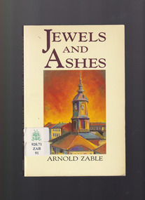 Book, Arnold Zable, Jewels and ashes, 1991