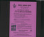Purple coloured A4 paper titled Foxy Night Out, Friday 27th February 2004, Wooragee Hall, 8pm