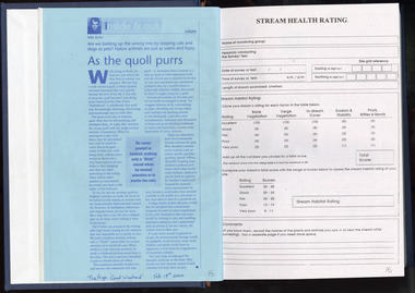Newsletter - Wooragee Landcare Group Bound newsletters Volume 2, pages 15 & 16