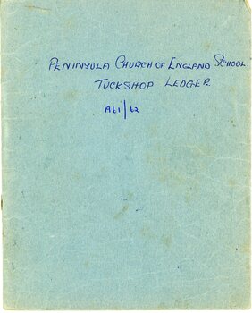 Cover, TPS Tuckshop Ledger 1961
