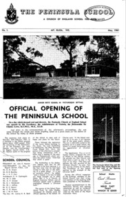 Newsletter, The Peninsula School Gazette, August, 1961