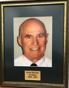 Photograph - Framed Photograph, Kevin McLean - President - 2000-2003, 2000