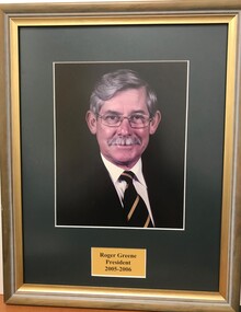 Photograph - Framed Photograph, Roger Greene - President - 2005-2006, 2005