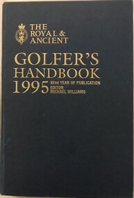Book, Macmillan Reference Books, The Royal & Ancient golfer's handbook 1995, 1995