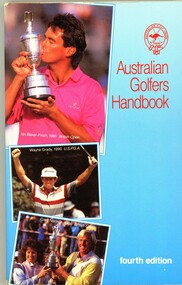 Book, Australian Golf Union, Australian golfers handbook, 1992