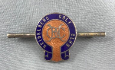 Decorative object - Badge, Heidelberg Golf Club, Women’s Sunday brooch, 1960c