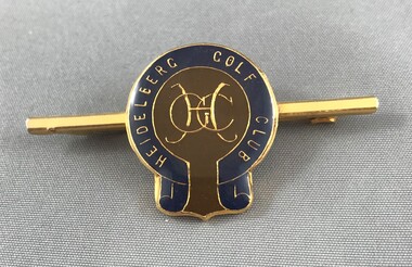 Decorative object - Badge, Heidelberg Golf Club, Women’s Sunday brooch, 1960c