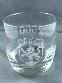 Memorabilia - Glass, Heidelberg Golf Club, HGC whiskey glass 2000, 2000