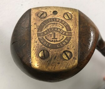 Leisure object - Golf club, Harry Alexander No.1 wood, 1927-1932