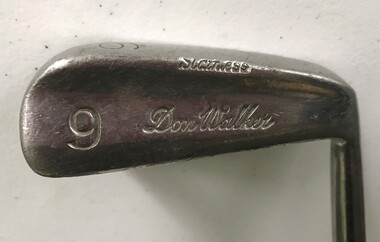 Leisure object - Golf club, George Nicoll Company, Don Walker No.9 iron, 1925c