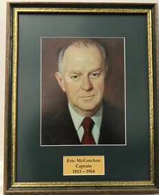 Photograph - Framed Photograph, Eric McCutchan - Captain - 1953-1954, 1953
