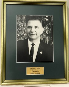 Photograph - Framed Photograph, Henry Toll - Captain - 1964-1965, 1964