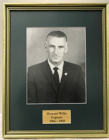Photograph - Framed Photograph, Howard Willis - Captain - 1966-1968, 1966