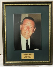 Photograph - Framed Photograph, Hugh Maxwell - Captain - 1969-1970, 1969