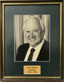 Photograph - Framed Photograph, John Smyth - Captain - 1982-1984, 1982