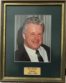 Photograph - Framed Photograph, Max Guille - Captain - 1985-1988, 1985