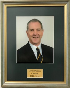 Photograph - Framed Photograph, Gavin Duncan - Captain - 2011-2014, 2011