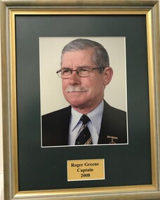 Photograph - Framed Photograph, Roger Greene - Captain - 2008, 2008