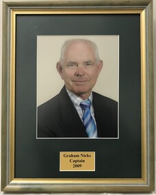 Photograph - Framed Photograph, Graham Nicks - Captain - 2009, 2009