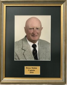 Photograph - Framed Photograph, Bruce Meikle - Captain - 2010, 2010