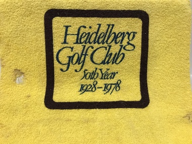 Memorabilia - Handtowel, Heidelberg Golf Club, Heidelberg Golf Club 50th Year 1928-1978, 1978