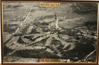 Photograph - Framed Photograph, Heidelberg Golf Club: The old course, 1966c