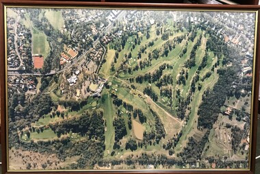 Photograph - Framed Photograph, Heidelberg Golf Club: The new course, 1970s