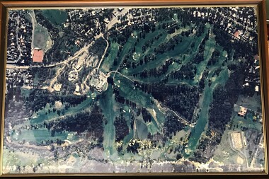 Photograph - Framed Photograph, Heidelberg Golf Club: The new course, 1980s