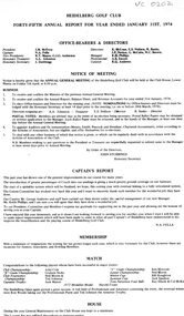 Document - Annual Report, Heidelberg Golf Club, Heidelberg Golf Club, Lower Plenty: Forty-fifth Annual Report, Year ended January 31st, 1974, 05/04/1974