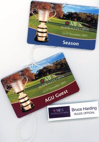 Memorabilia - Memorabilia Collection, Australian Golf Union, Australian Open 2005, 2005