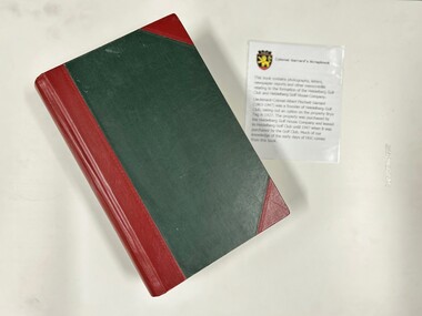 Book - Scrapbook, Albert Finchett Garrard, Colonel Garrard's scrapbook, 1927