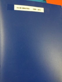 Administrative record - Minute Book, Heidelberg Golf Club, Ladies'/Associates' Annual General Meetings - Minutes: Book L/A 14: 1999 - 2014, 1999-2015