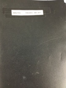 Administrative record - Minute Book, Heidelberg Golf Club, Ladies'/Associates' Committee Minutes: Book L/A 20: February 2013 - December 2013, 2013
